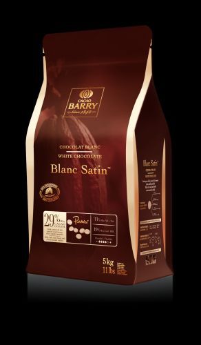 Couverture 'Blanc Satin' 30,5% weiß, Drops | Chips