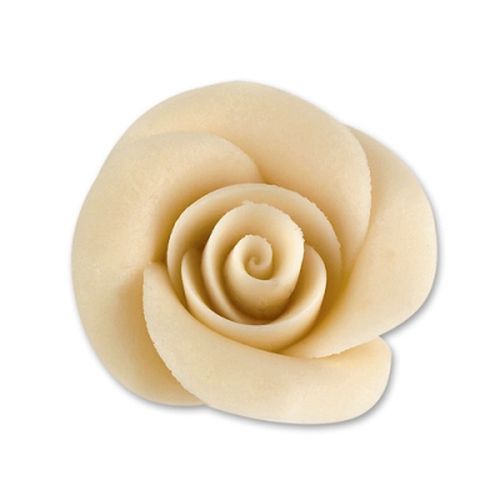 Marzipan-Rosen mittel, weiß (36Stk)