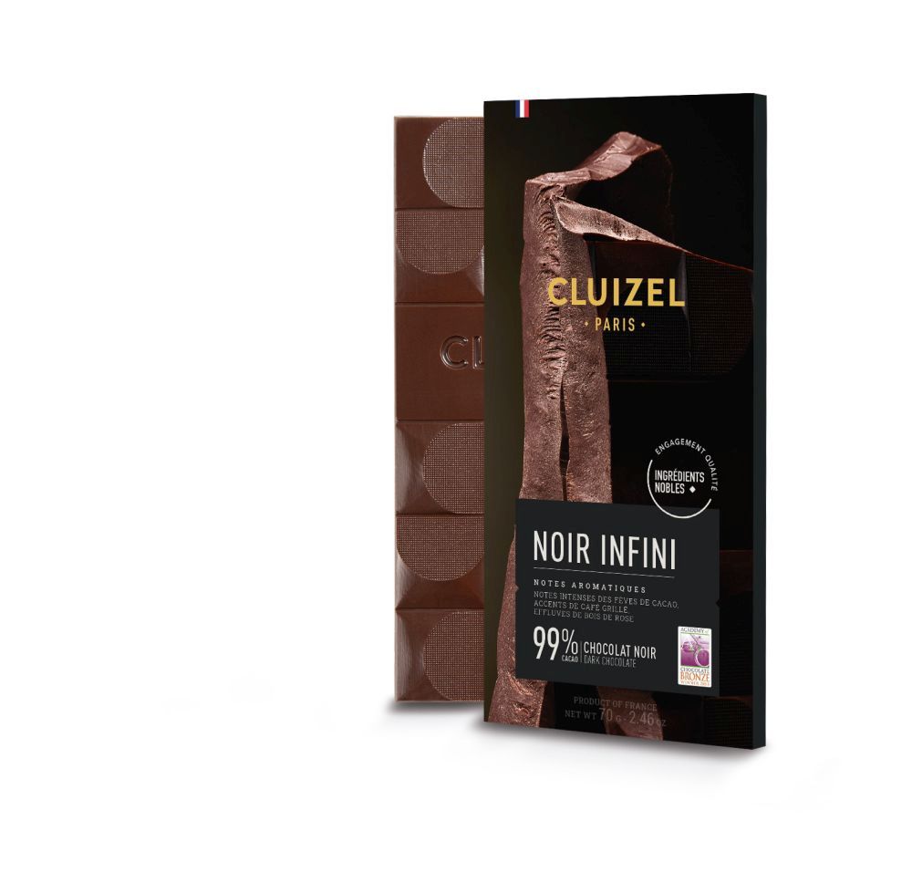 Tafel-Schokolade extra dunkel | zartbitter 'Noir Infini' 99% (70g) 