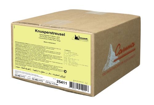 Knusperstreusel goldbraun, grob