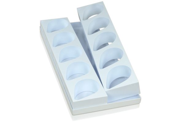 @ Patisserie- | Dessert-Formplatte 35 Tropfen-Formen 'Patis Rapide' 89/57,5/40