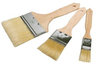 Flachpinsel | Gebäckpinsel 25 mm Holz-Stiel