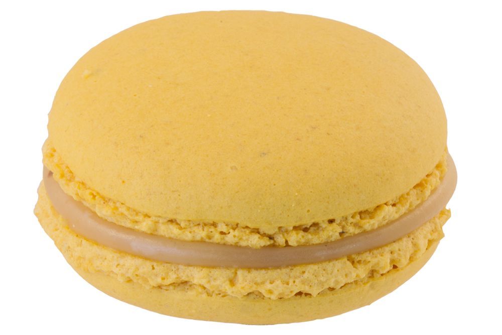 @ TK-Macarons Banane ca.4,5cm / ca.20g  (32 Stk/Pck - 12 Pck/Ukt)