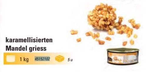 @ Mandeln gehackt karamelisiert (600g)