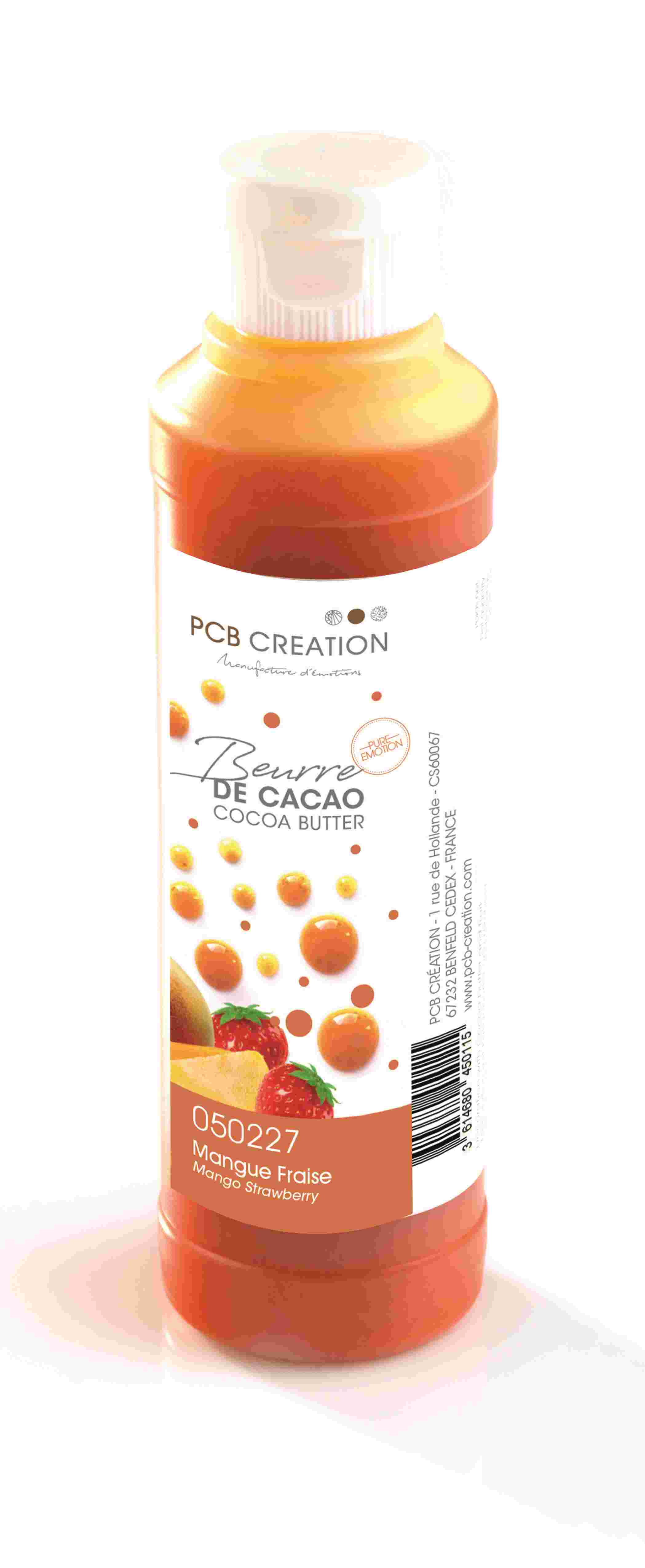 Kakaobutter gefärbt orange (200g) 