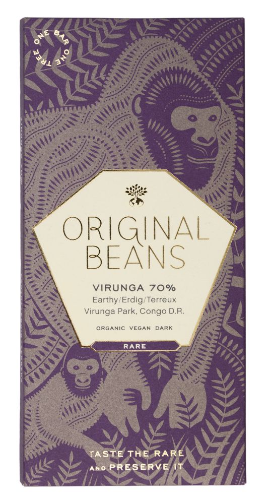 BIO Tafel-Schokolade dunkel | zartbitter 'Cru Virunga' 70% (70g) 