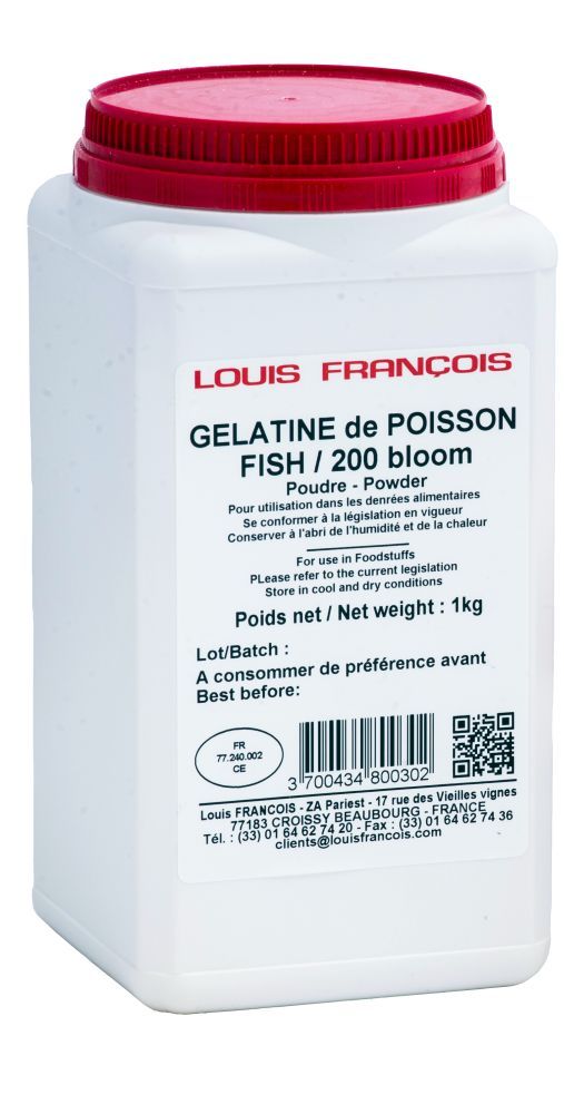 Gelatine 'Fisch' 190-210 Bloom, Pulver 
