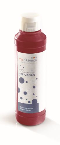 Kakaobutter gefärbt runbinrot (200g) 