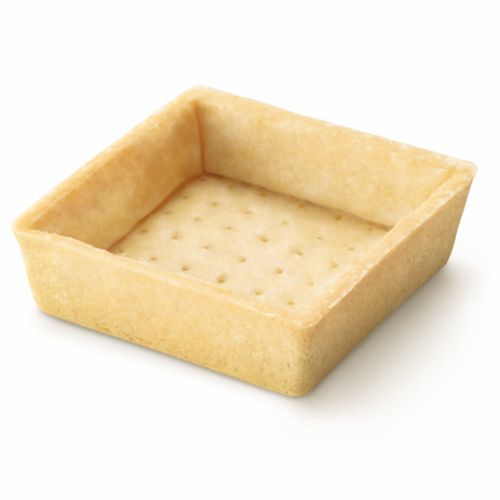 @ Snack-Tartelettes hell Quadrat | Viereck groß (120 Stk)