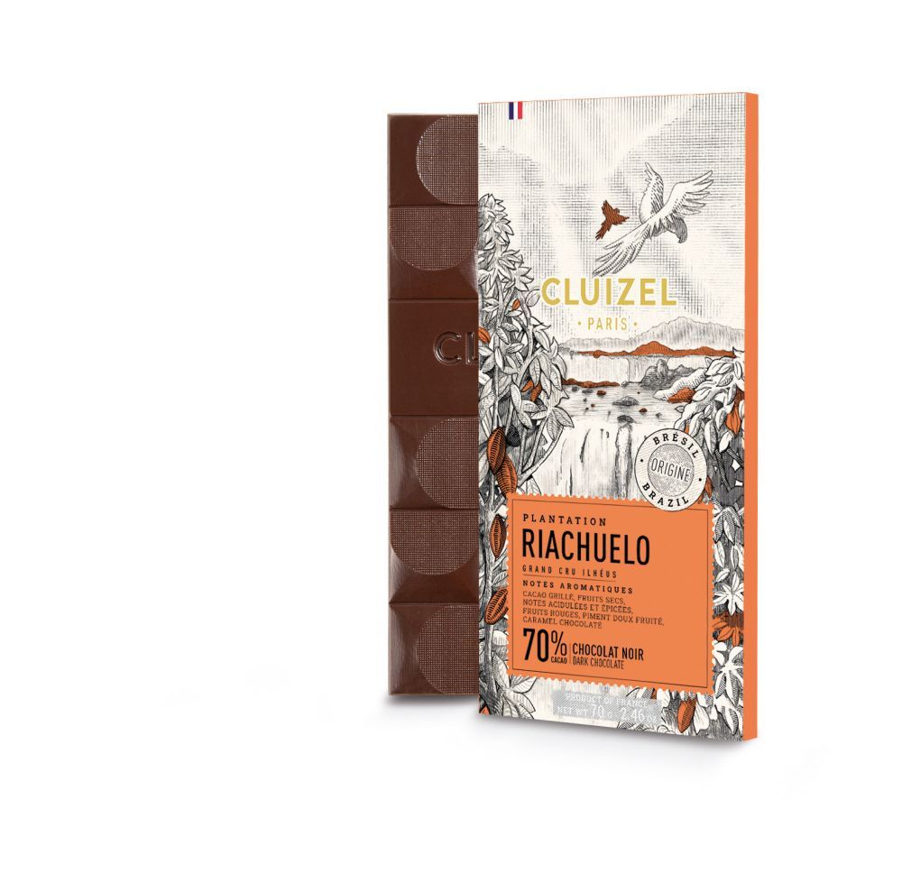 Tafel-Schokolade dunkel | zartbitter 'Riachuelo Noir' 70% (70g) 