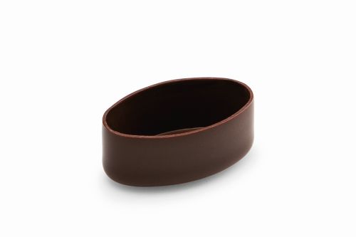 Schoko- | Pralinen-Schalen Oval klein dunkel | bitter (384 Stk)