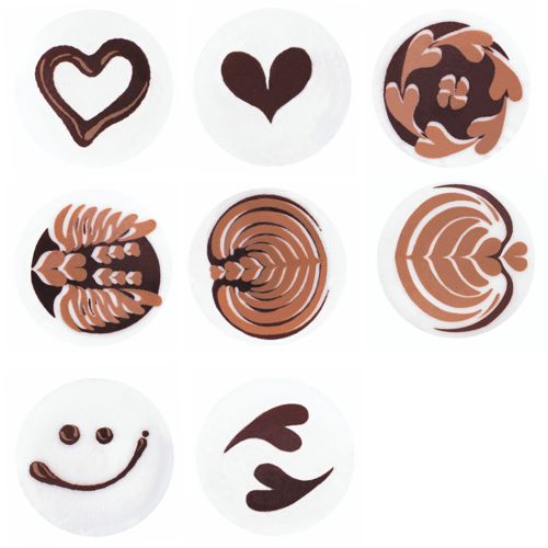 @ Marshmallow-Dekor Aufleger rund 'Latte' (288 Stk) 