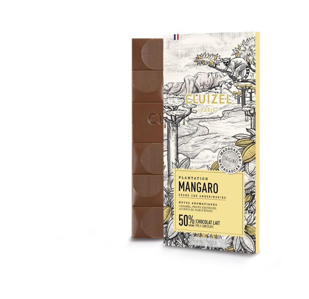 Tafel-Schokolade vollmilch 'Mangaro Lait' 50% (70g) 