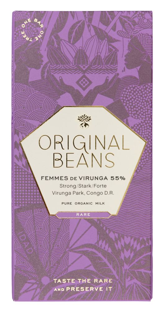 BIO Tafel-Schokolade vollmilch 'Femmes Virunga' 55% (70g)