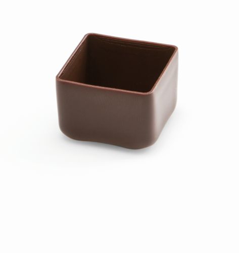 @ Schoko- | Pralinen-Schalen Quadrat | Viereck klein dunkel | bitter (288 Stk)