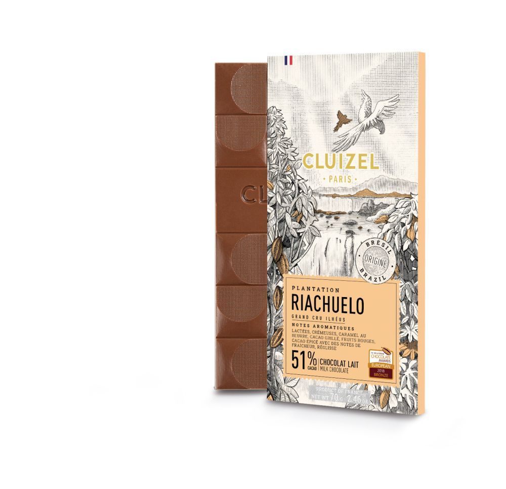 Tafel-Schokolade vollmilch 'Riachuelo Lait' 51% (70g) 